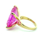 Pink Topaz Cocktail Ring